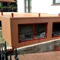 Revêtement extérieur imperméable en bois de revêtement de Wpc de panneau de mur en bois de Wpc